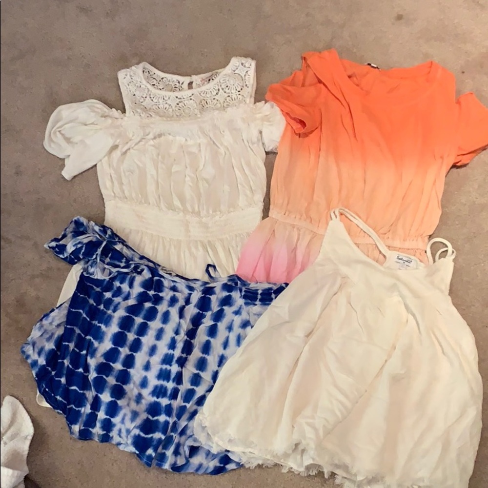 Bundle of girls luxury brand dresses and tops